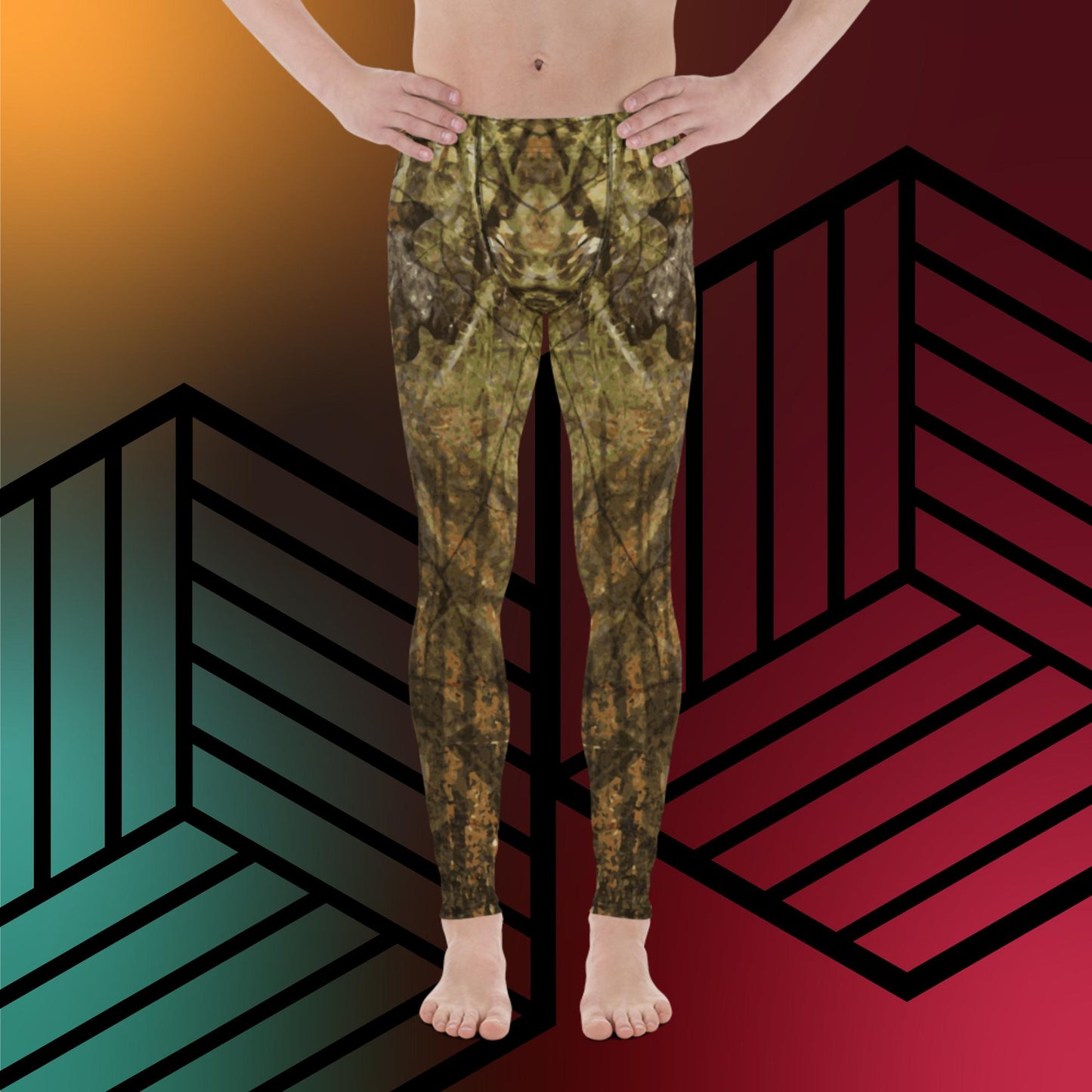 Herren-Leggings Wald Tarn 4