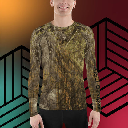 Herren-Rashguard Wald Tarn 4