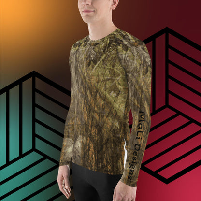 Herren-Rashguard Wald Tarn 4