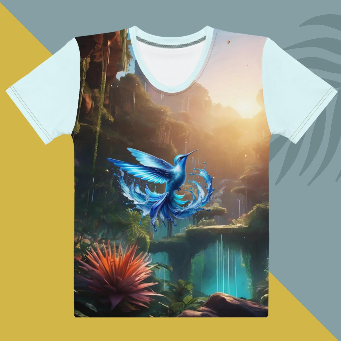 Damen-T-Shirt Eisvogel