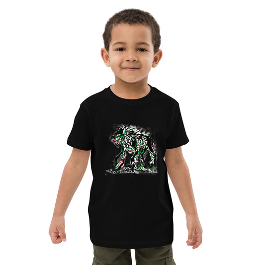 Bio-Baumwoll-T-Shirt für Kinder Wolf