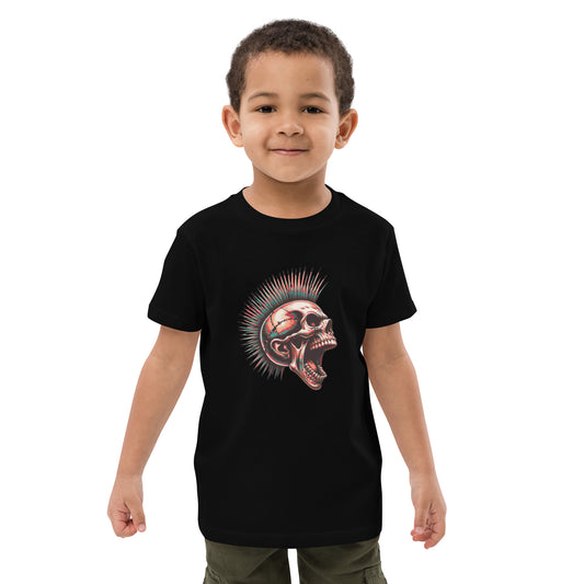 Bio-Baumwoll-T-Shirt für Kinder Skull Punk