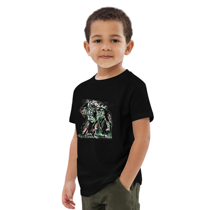 Bio-Baumwoll-T-Shirt für Kinder Wolf