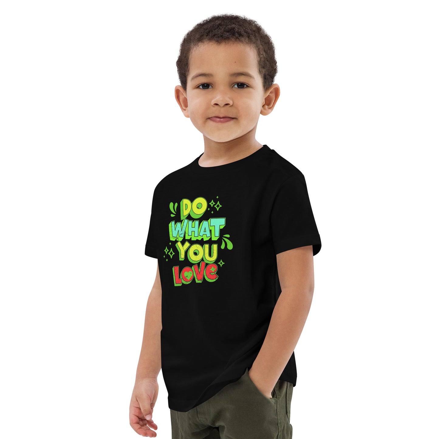 Bio-Baumwoll-T-Shirt für Jungen "Do What You Love"