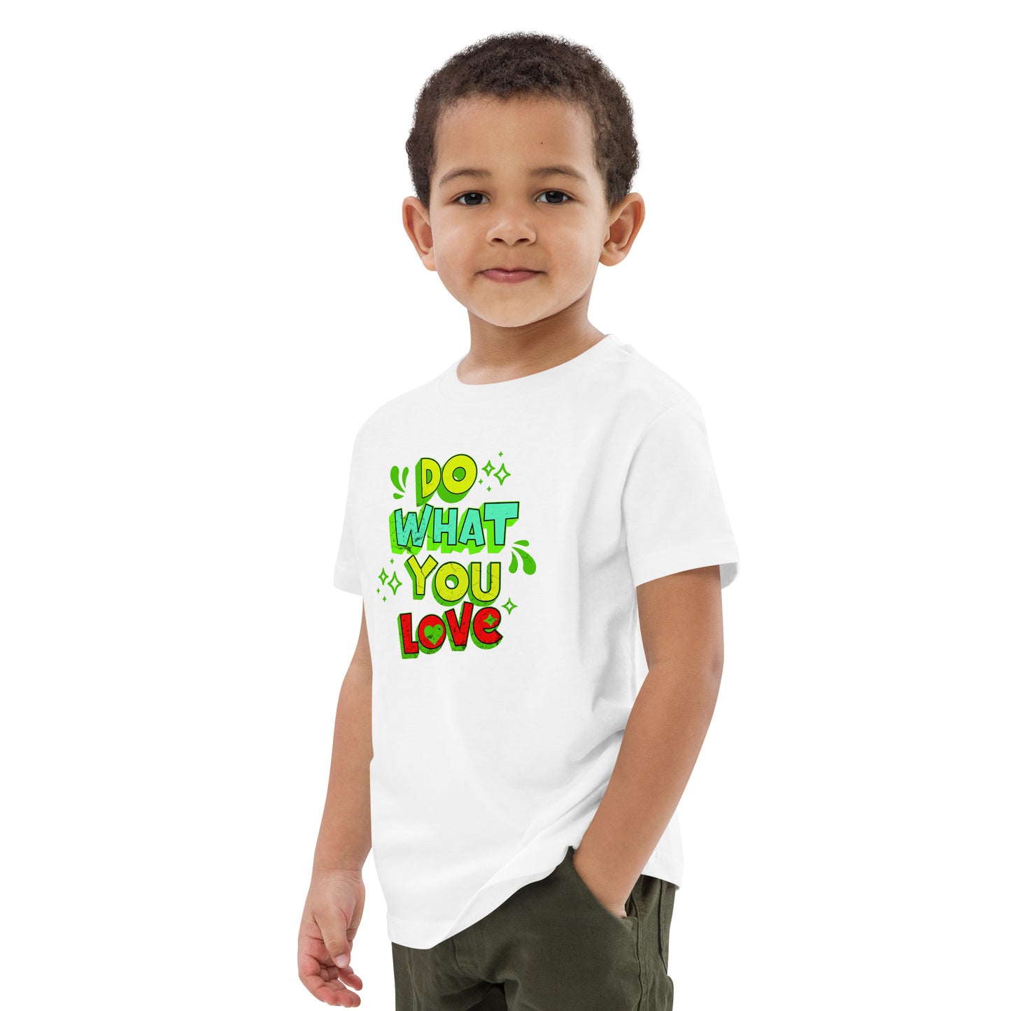 Bio-Baumwoll-T-Shirt für Jungen "Do What You Love"