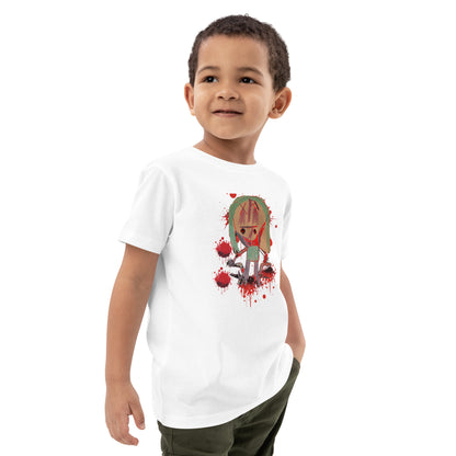 Bio-Baumwoll-T-Shirt für Kinder - Stanley Stella STTK909 Handdrawn Zombie by Felix