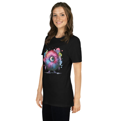 Kurzärmliges Unisex-T-Shirt Wuschelauge