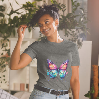 Kurzärmliges Unisex-T-Shirt Softstyle Schmetterling