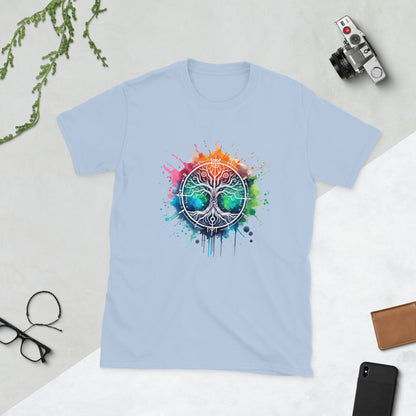 Kurzärmliges Unisex-T-Shirt Lebensbaum