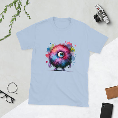 Kurzärmliges Unisex-T-Shirt Wuschelauge