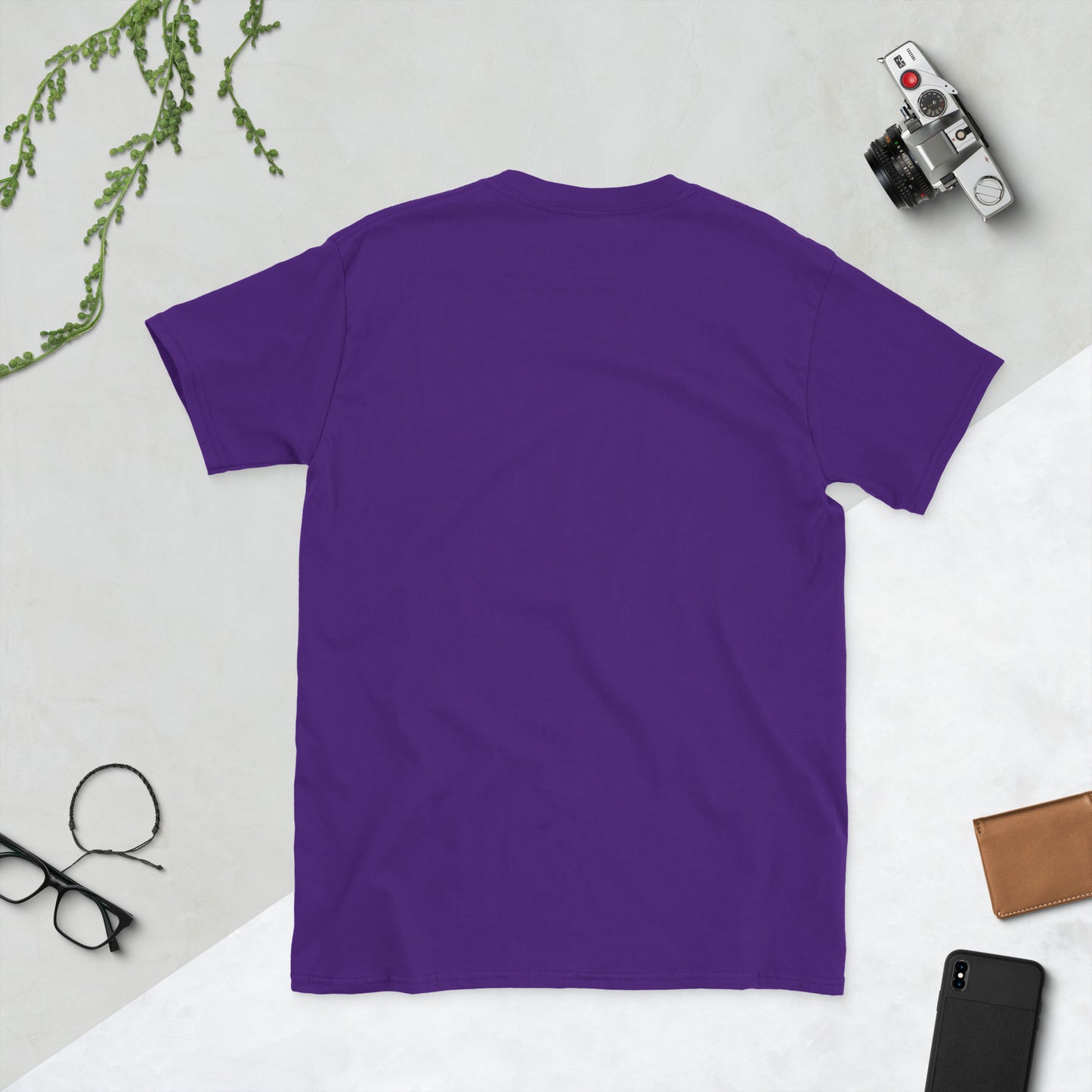 Kurzärmliges Unisex-T-Shirt Herz mit Sonnenbrille