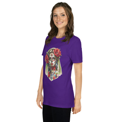 Kurzärmliges Unisex-T-Shirt La Catrina