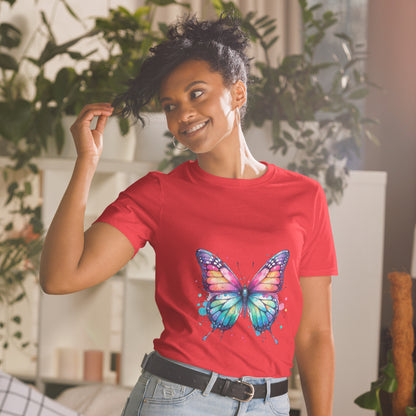 Kurzärmliges Unisex-T-Shirt Softstyle Schmetterling