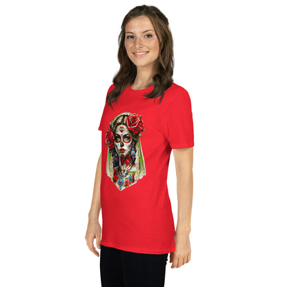 Kurzärmliges Unisex-T-Shirt La Catrina