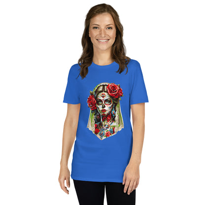 Kurzärmliges Unisex-T-Shirt La Catrina