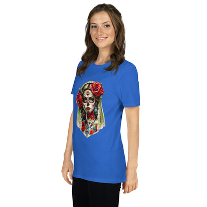 Kurzärmliges Unisex-T-Shirt La Catrina