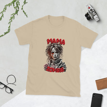 Kurzärmliges Unisex-T-Shirt "Mama Zombie"