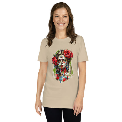 Kurzärmliges Unisex-T-Shirt La Catrina