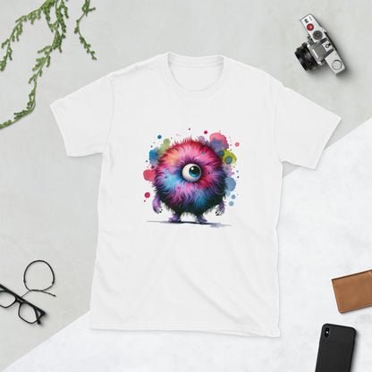 Kurzärmliges Unisex-T-Shirt Wuschelauge