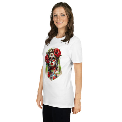 Kurzärmliges Unisex-T-Shirt La Catrina