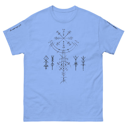 Klassisches Unisex T-Shirt Runen Schutzsymbole