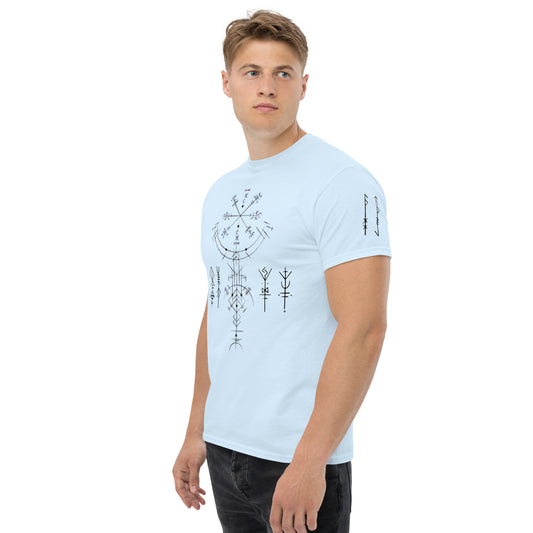 Klassisches Unisex T-Shirt Runen Schutzsymbole