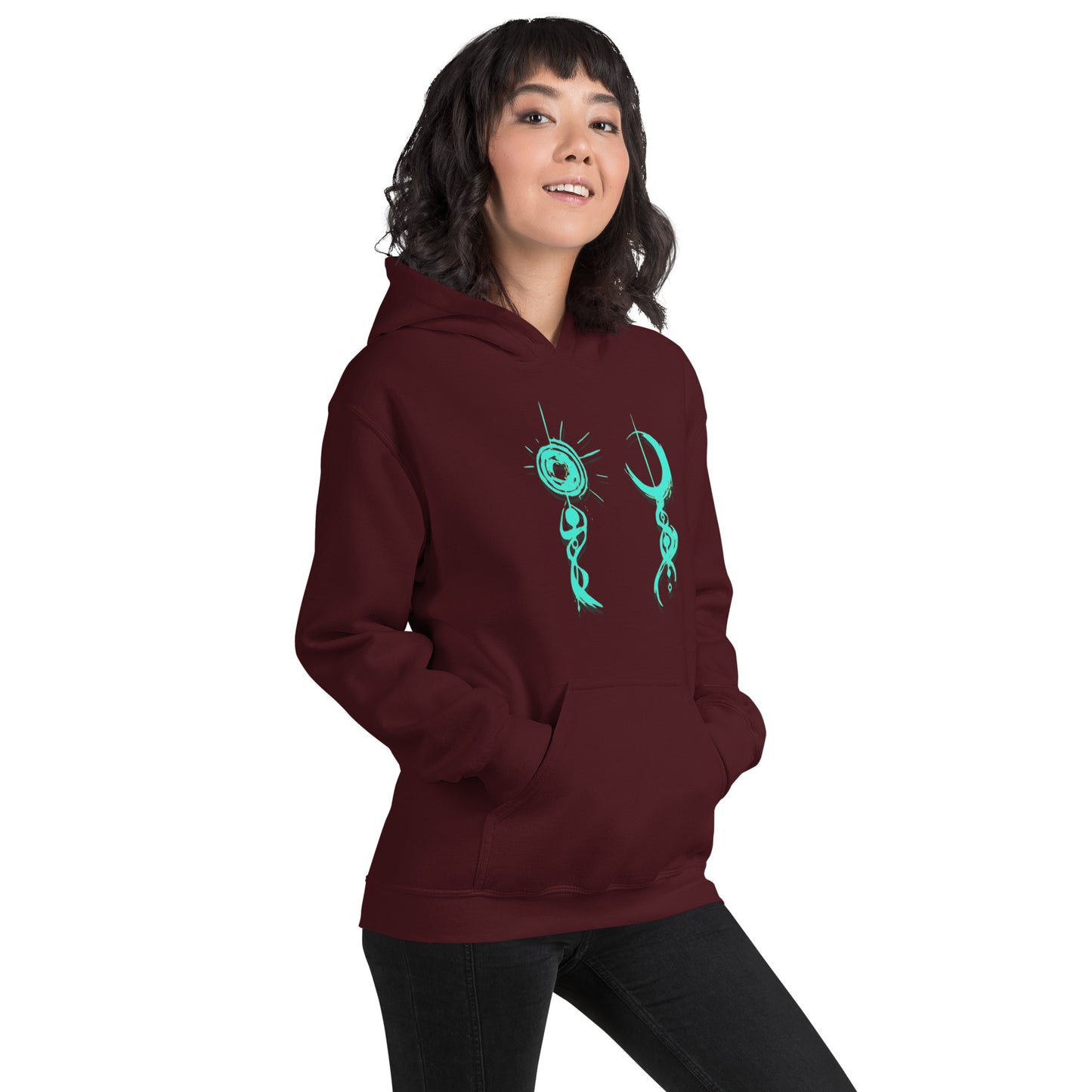 Unisex-Kapuzenpullover Ethno