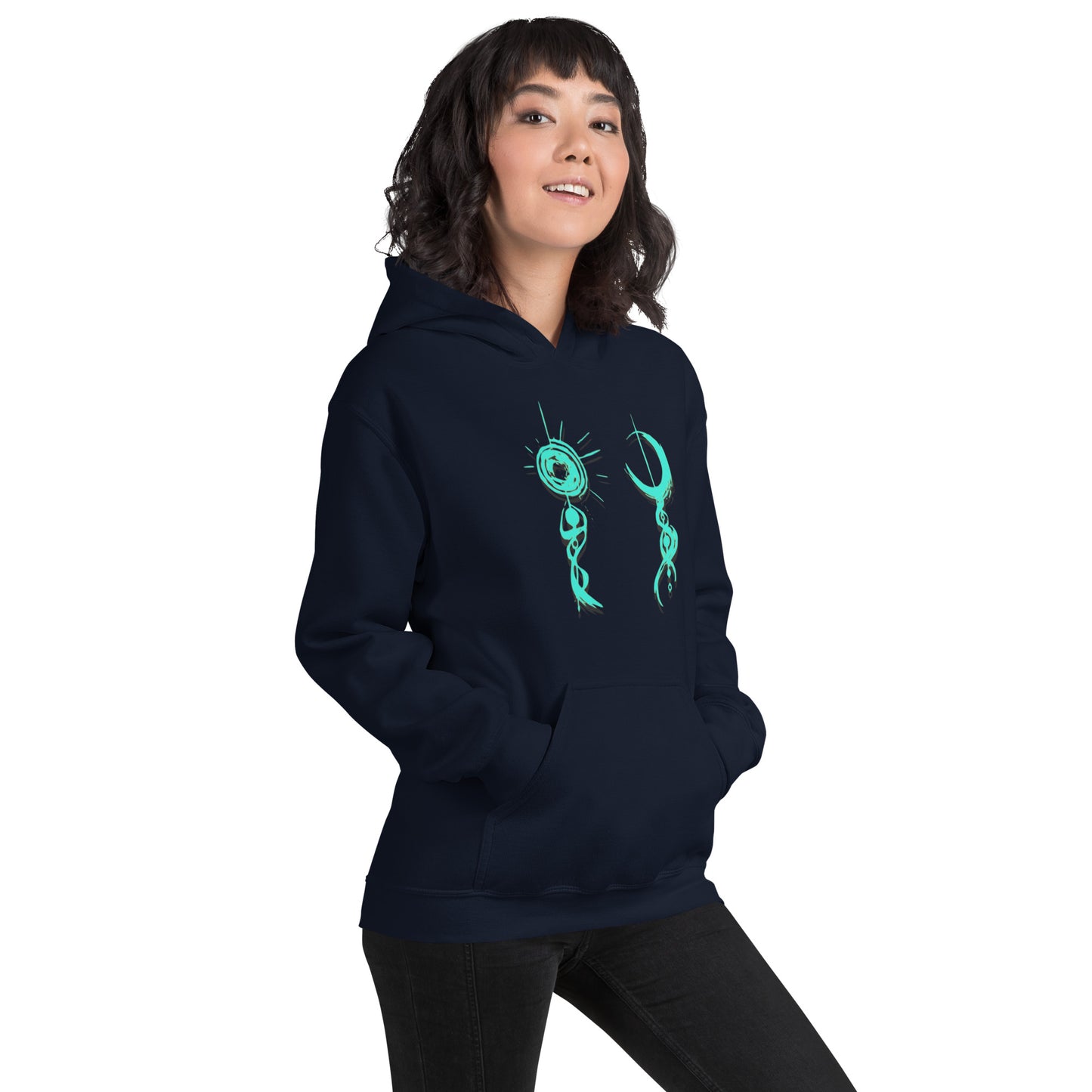 Unisex-Kapuzenpullover Ethno