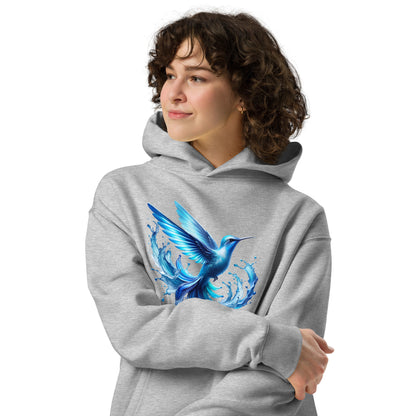 Oversized-Unisex-Hoodie Eisvogel