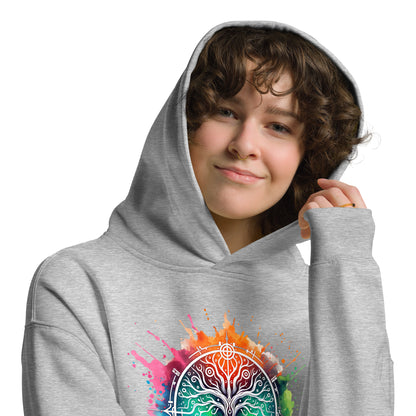 Oversized-Unisex-Hoodie Lebensbaum