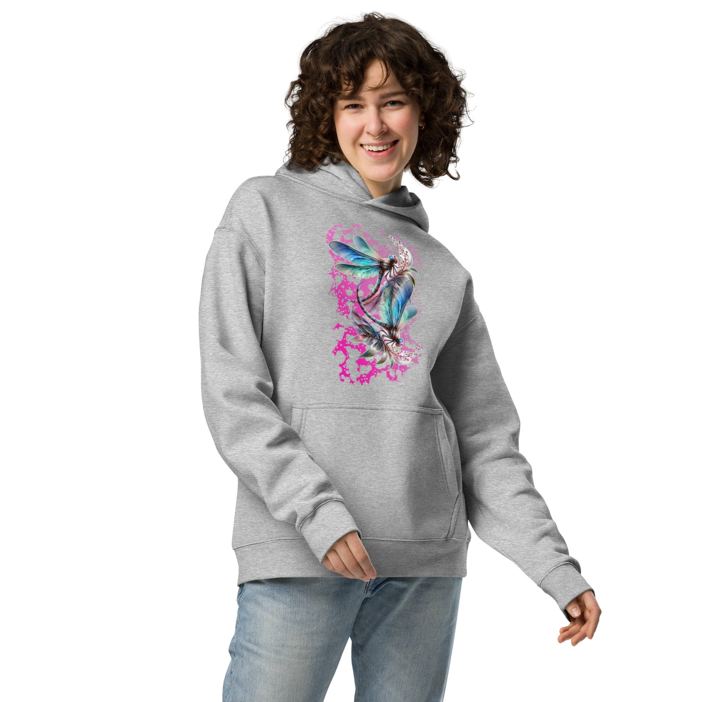 Oversized-Unisex-Hoodie Libellen