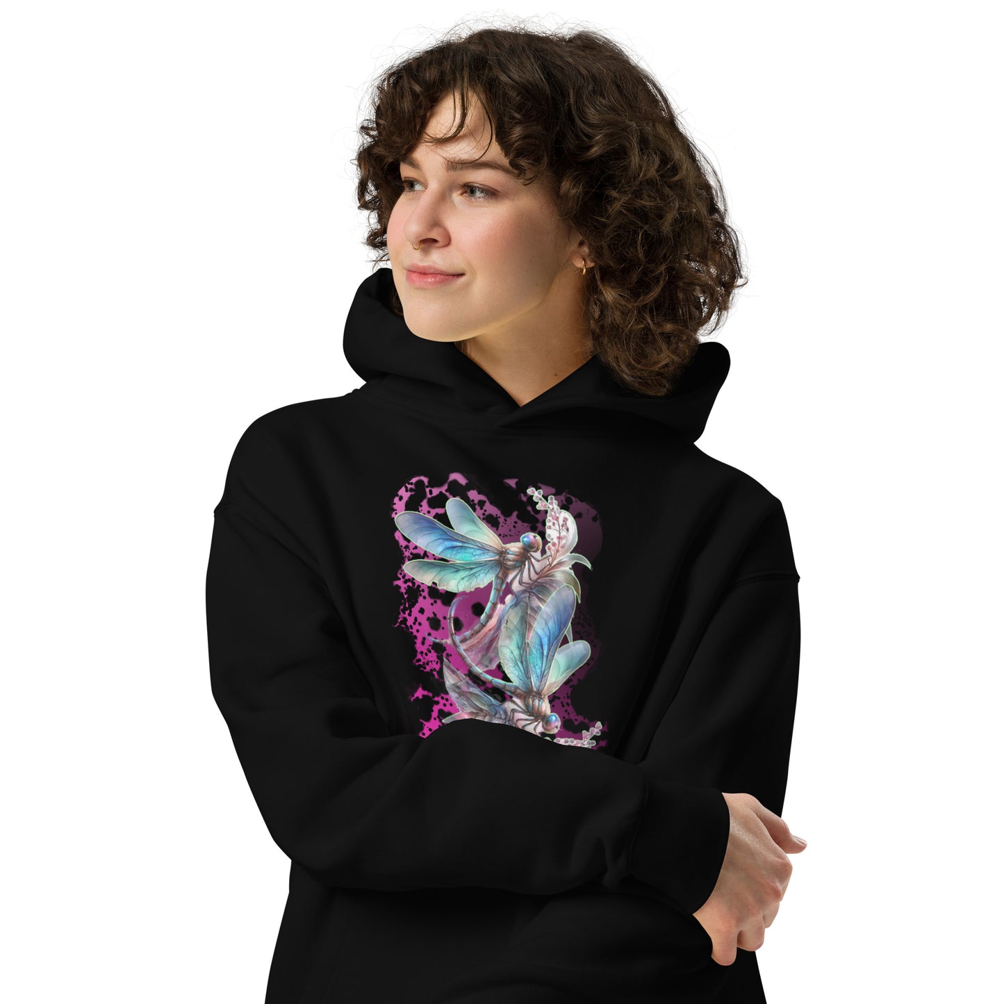 Oversized-Unisex-Hoodie Libellen