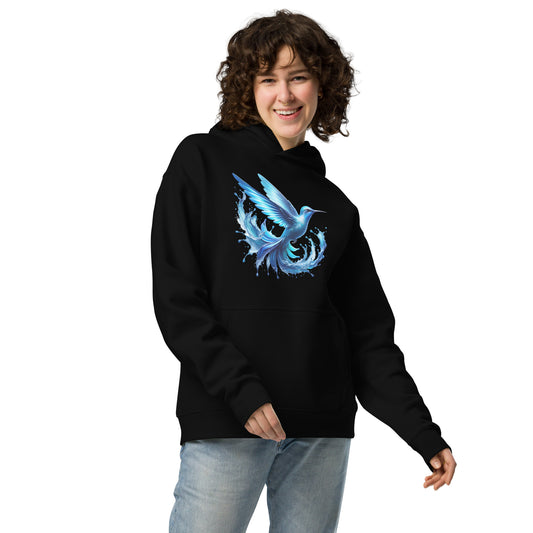 Oversized-Unisex-Hoodie Eisvogel