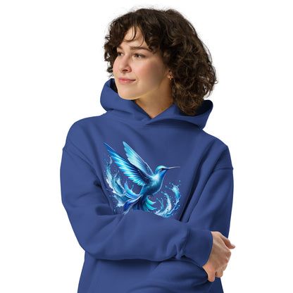 Oversized-Unisex-Hoodie Eisvogel