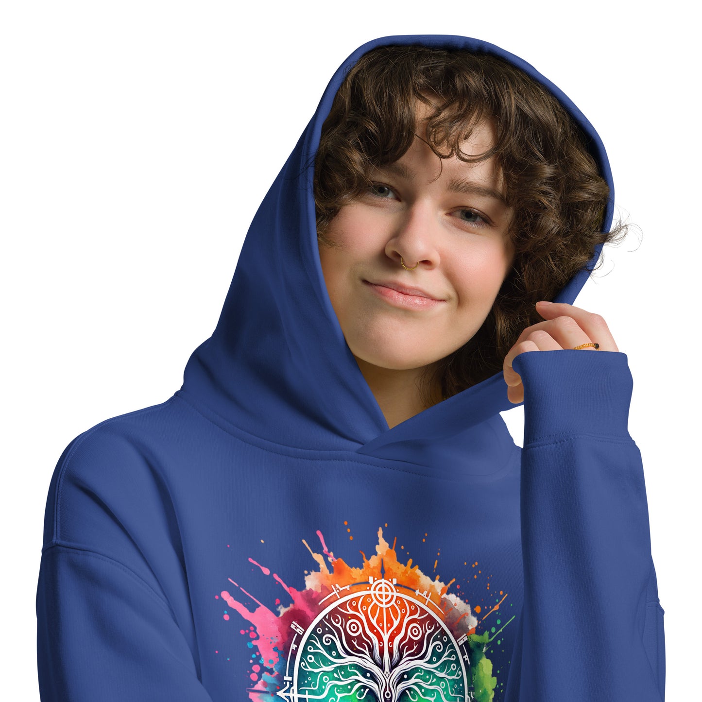 Oversized-Unisex-Hoodie Lebensbaum