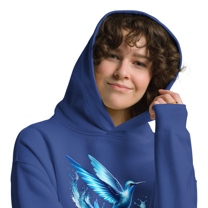 Oversized-Unisex-Hoodie Eisvogel