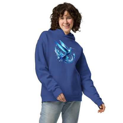 Oversized-Unisex-Hoodie Eisvogel