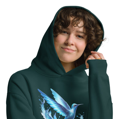 Oversized-Unisex-Hoodie Eisvogel