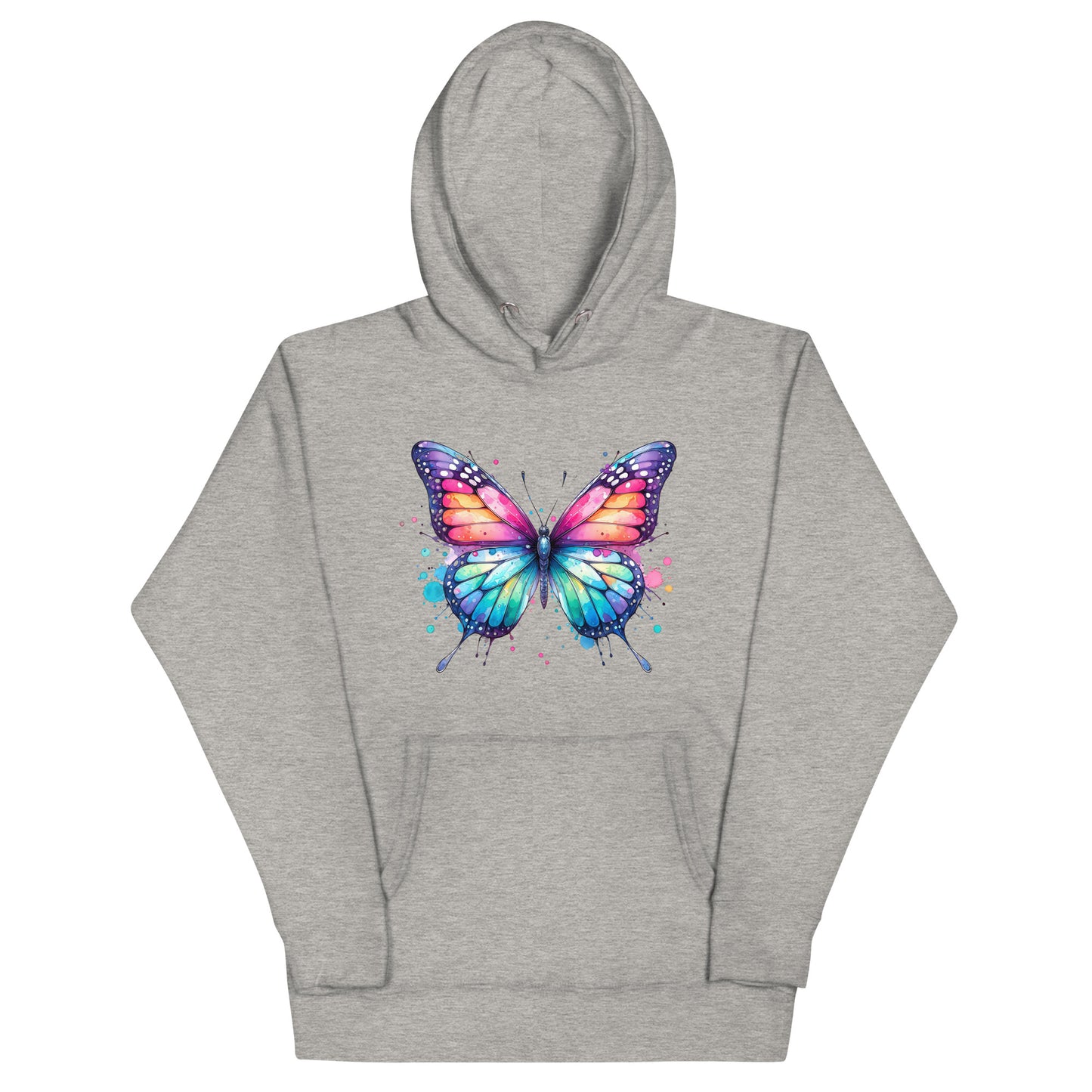 Unisex-Kapuzenpullover Schmetterling