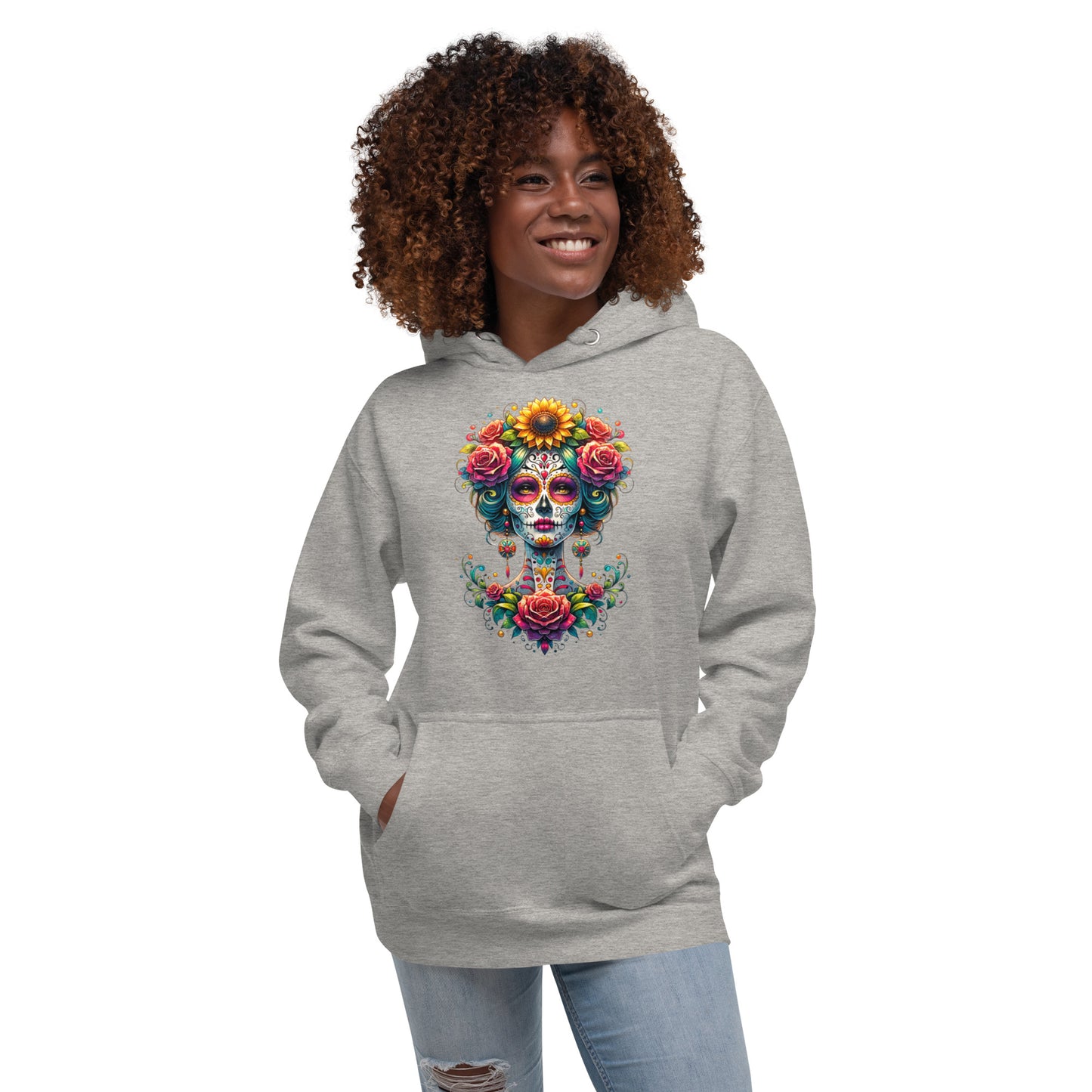 Unisex-Kapuzenpullover La Catrina