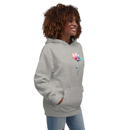 Unisex-Kapuzenpullover Blume