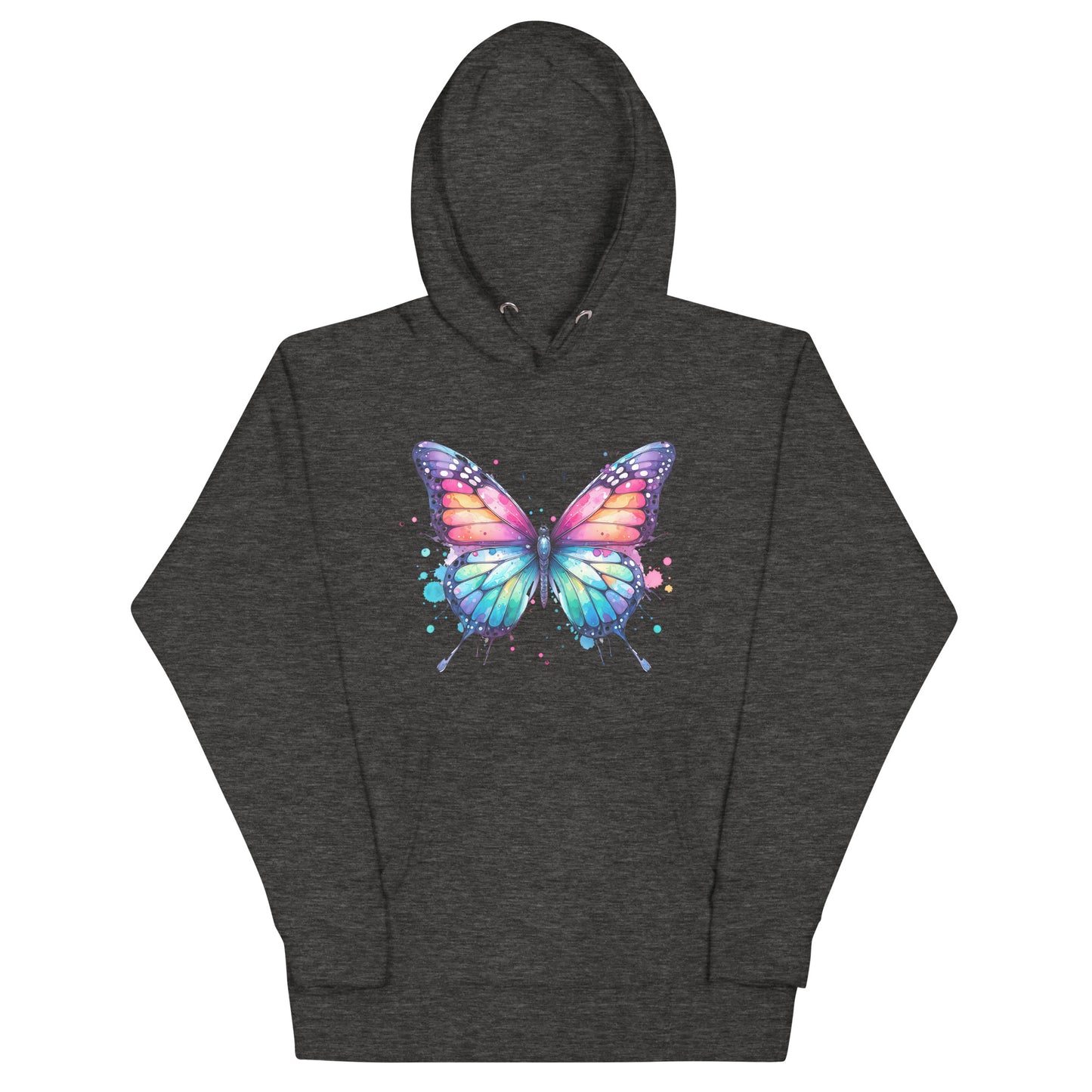 Unisex-Kapuzenpullover Schmetterling