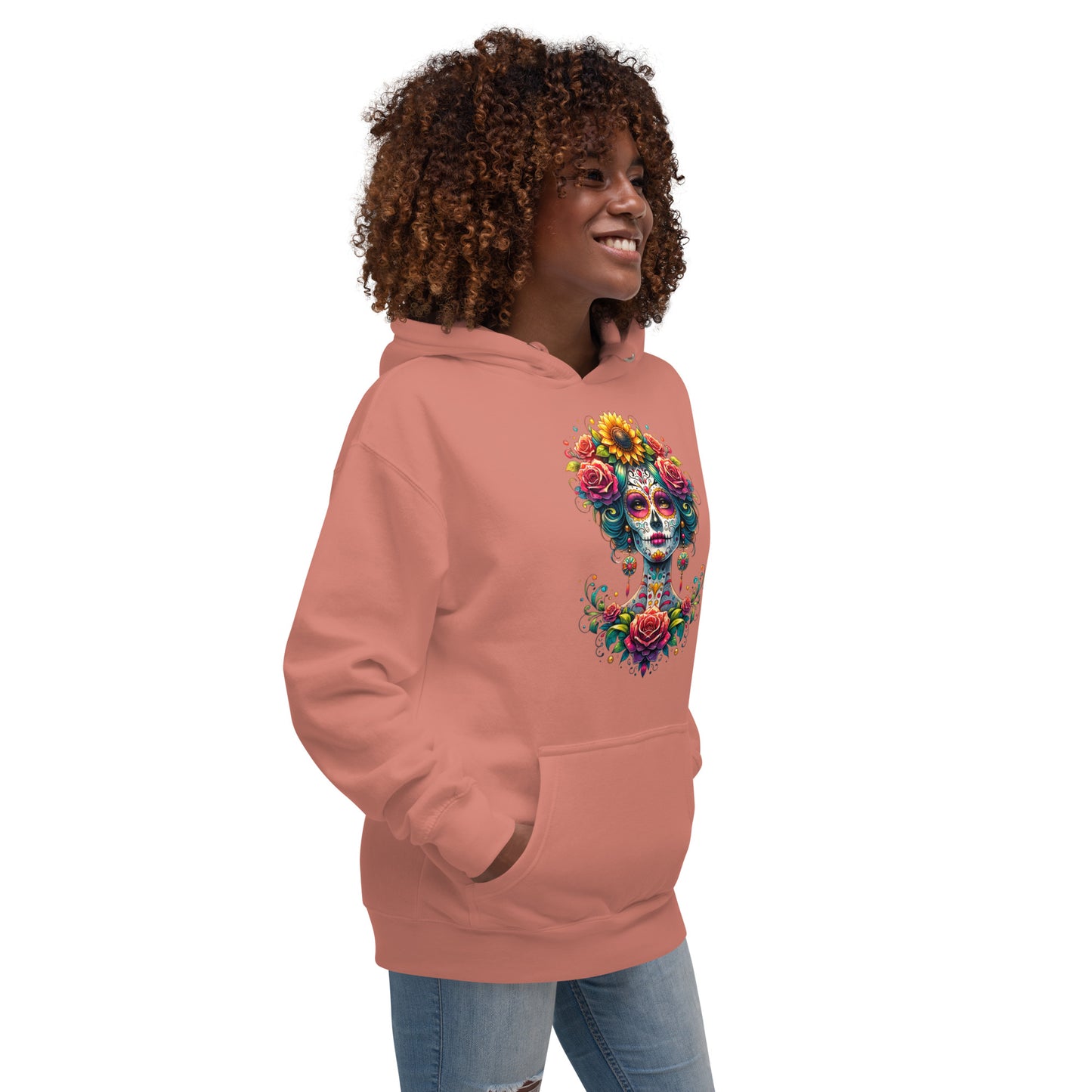 Unisex-Kapuzenpullover La Catrina