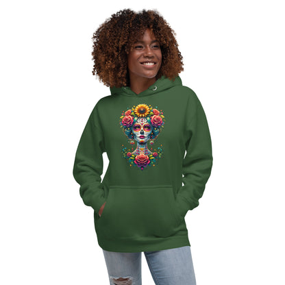 Unisex-Kapuzenpullover La Catrina