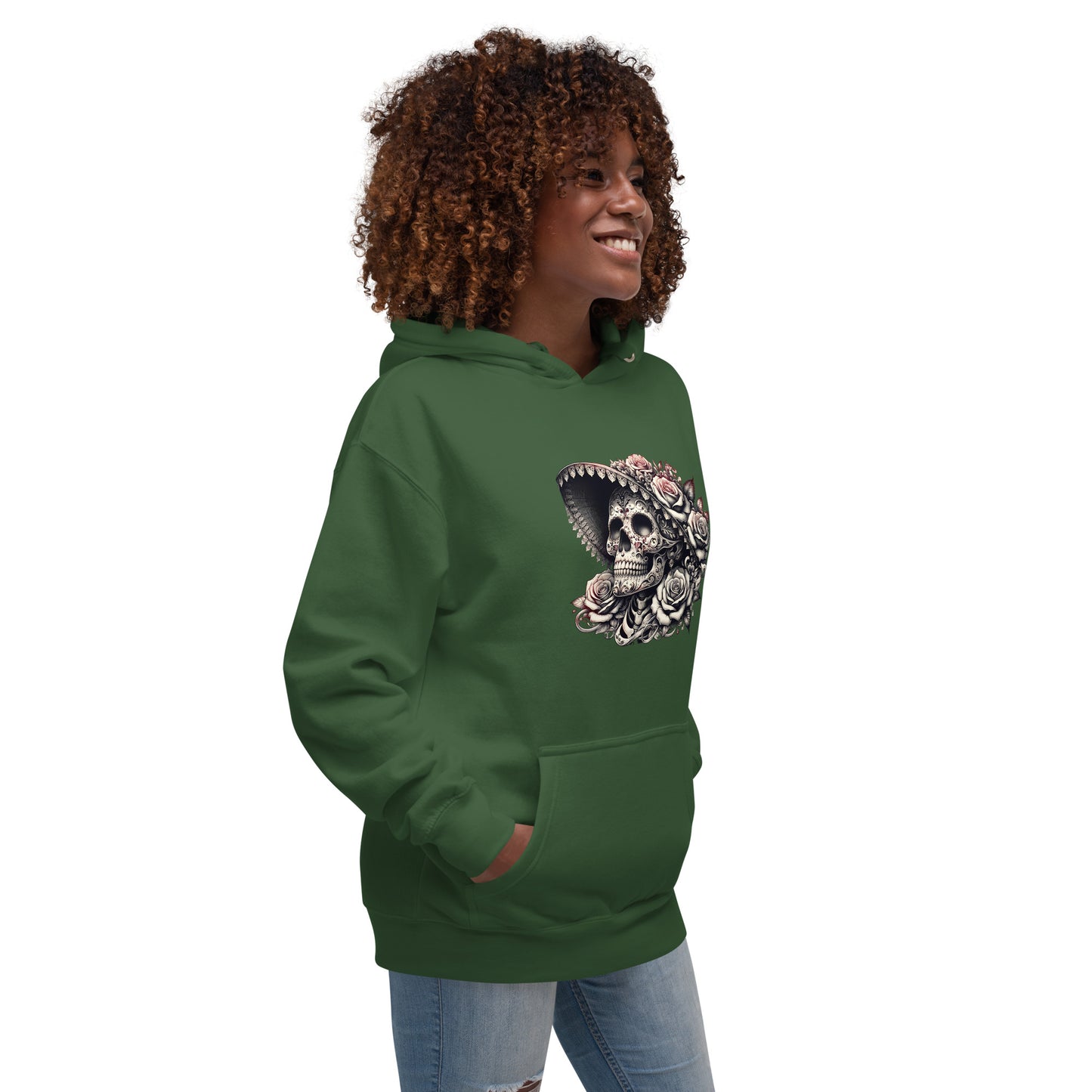 Unisex-Kapuzenpullover La Catrina