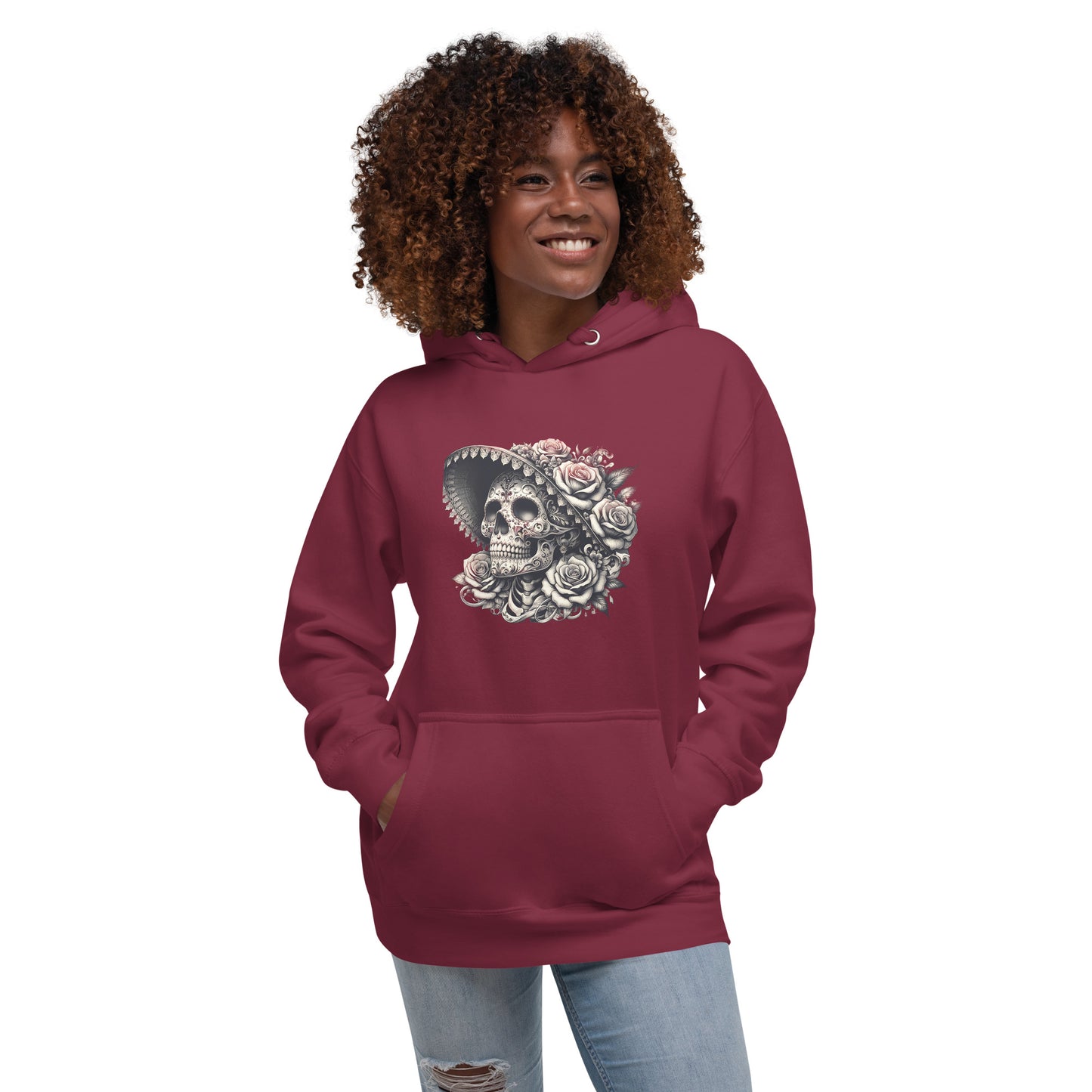 Unisex-Kapuzenpullover La Abuela Catrina