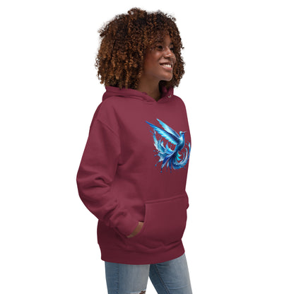 Unisex-Kapuzenpullover Eisvogel