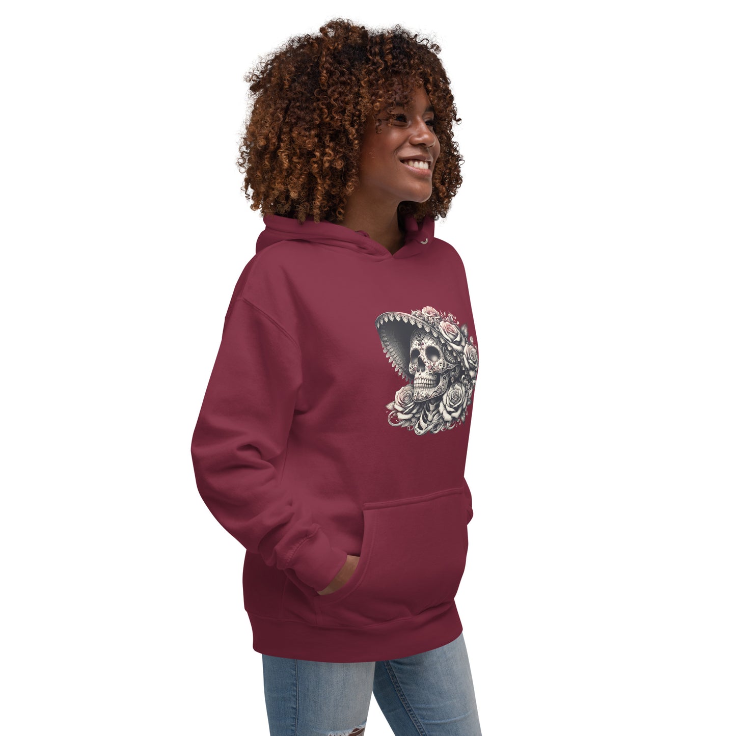 Unisex-Kapuzenpullover La Catrina