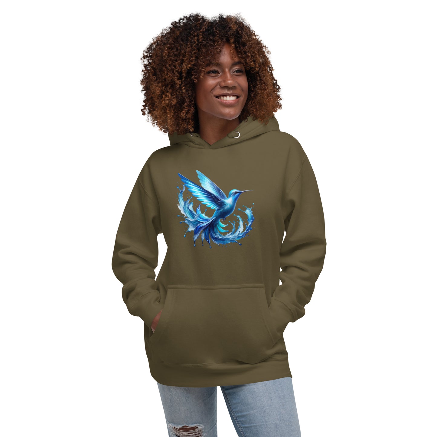 Unisex-Kapuzenpullover Eisvogel