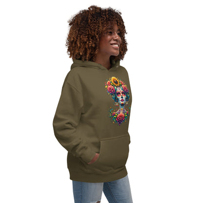 Unisex-Kapuzenpullover La Catrina